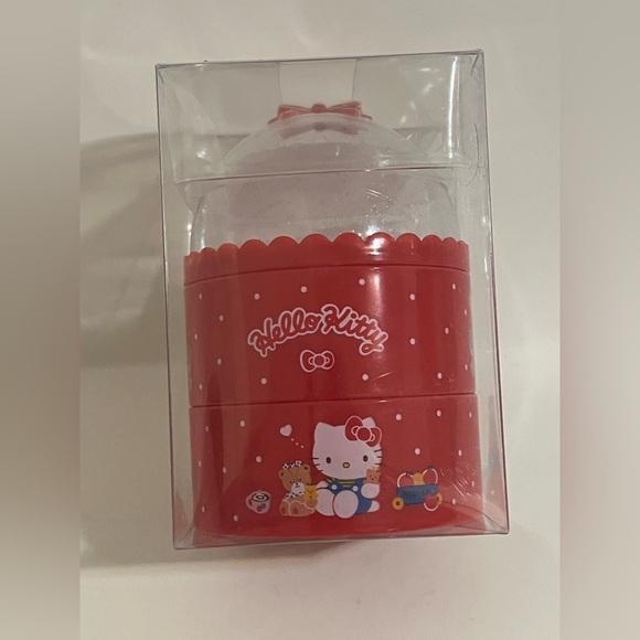 Sanrio Other - Hello Kitty 3 Tier Dome Top Trinket/Jewelry Case (2022)